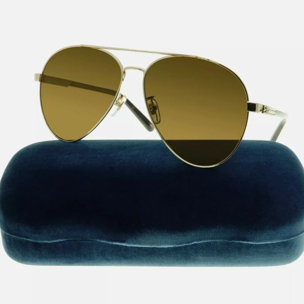 Gucci Aviator Unisex Red/Green Stripes Sunglasses